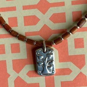 Brighton Tree of Life Wooden Bead Braclet